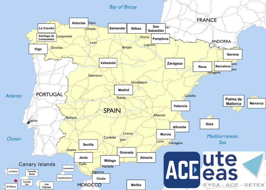 ACE PARKING IS PROUD TO ANNOUNCE THE AWARD OF 34 AIRPORTS IN SPAIN